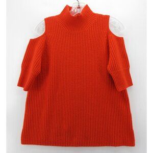 Zoe Jordan Sweater XS Wool Cashmere Cold Shoulder Ribbed Knit